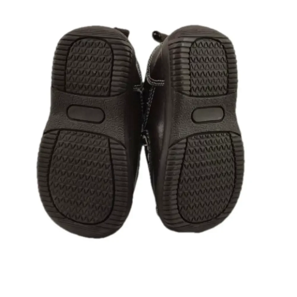 OKIE-DOKIE Faux Leather Dark Brown Loafers—NWOT—Baby Boys Size 4